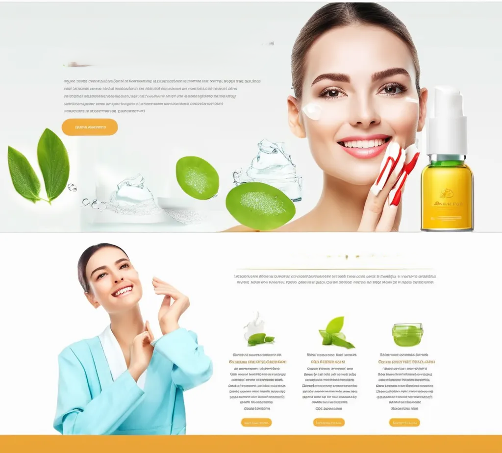 Acne and Skin Care Website Design and Development Service