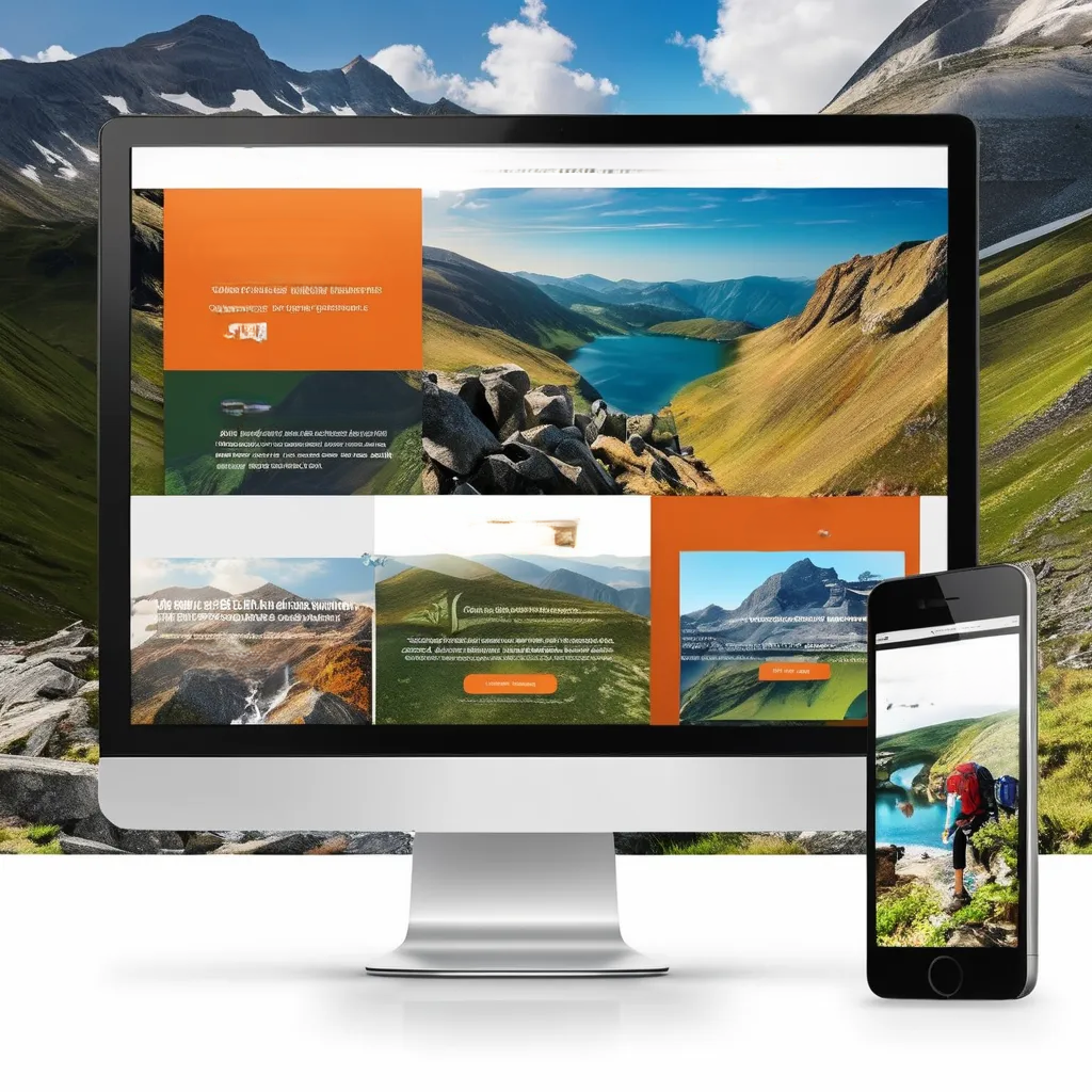 Outdoors and Hiking Website Design and Development Service